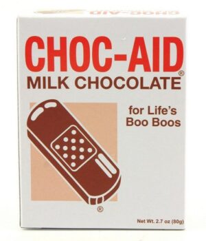 Choc-Aid Milk Chocolate Band Aid Candy 2.7oz Box 12ct